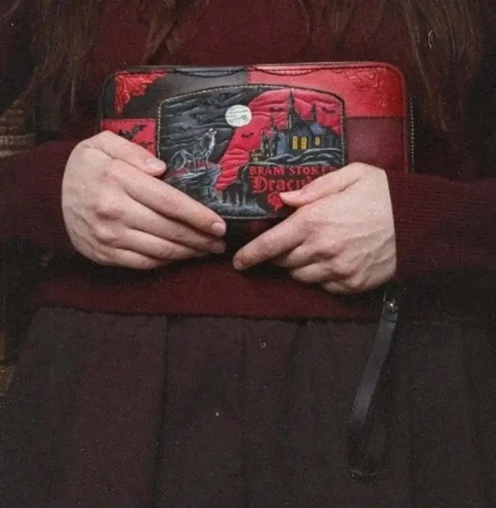 Dracula's Guest Wallet Goth Halloween New NWT Grunge Emo Excellent Vampire